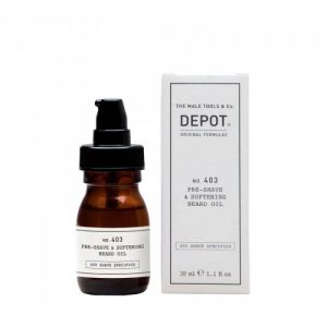 DEPOT Nº 403 PRE-SHAVE & SOFTENING BEARD OIL SWEET ALMOND 30ML
